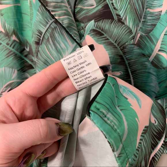 Matching Pajamas Set with Jungle and Baby Pink - Picture 7 of 7